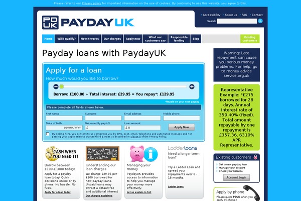 paydayuk.co.uk site used Greaterthings