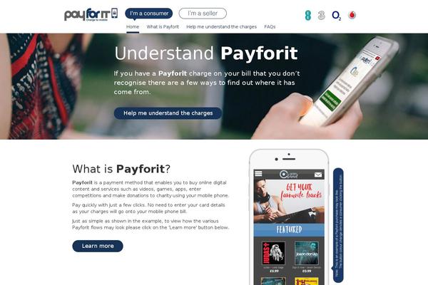 payforit.org site used Payforit