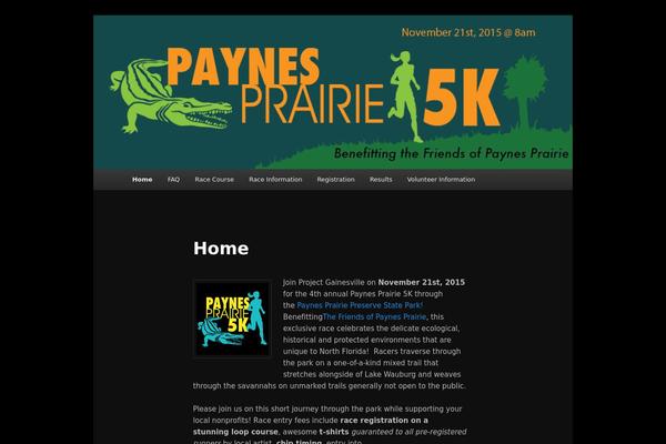 Twenty Eleven theme site design template sample