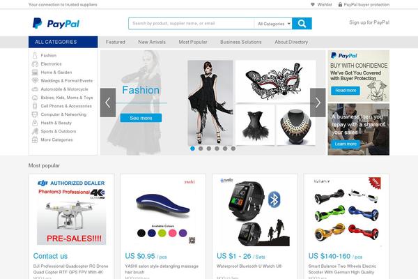 paypal-suppliers.com site used Computer