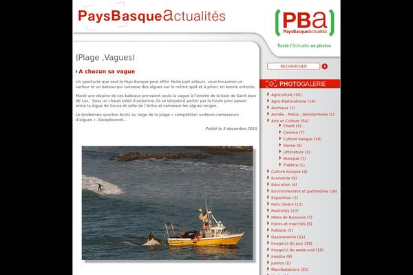 Pba theme site design template sample