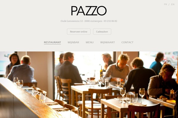 pazzo.be site used Pazzo