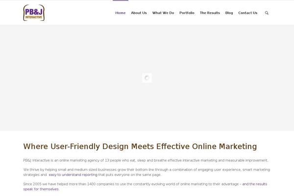 WordPress website example screenshot