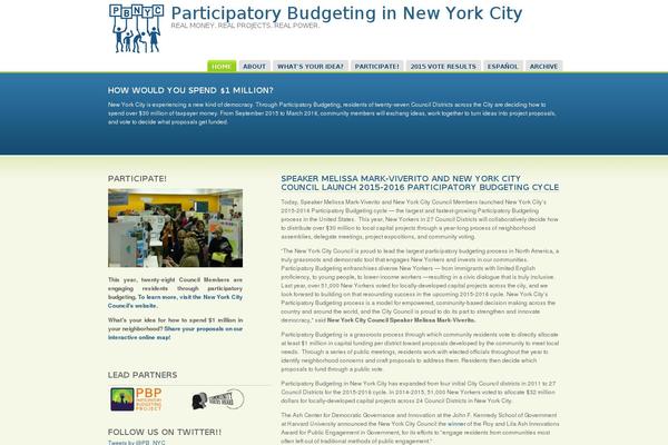pbnyc.org site used Wp-nycc-pb