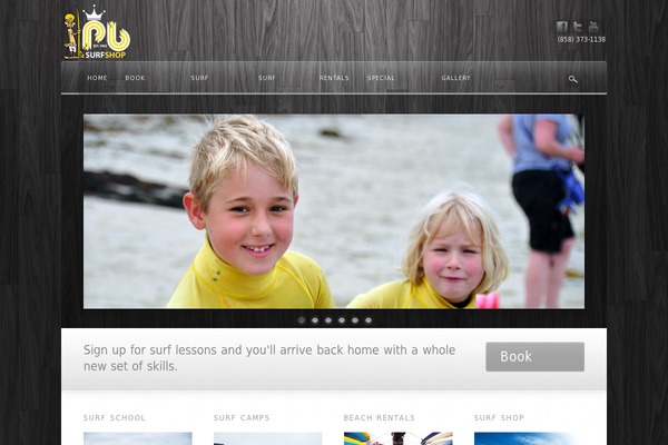 Awake theme site design template sample