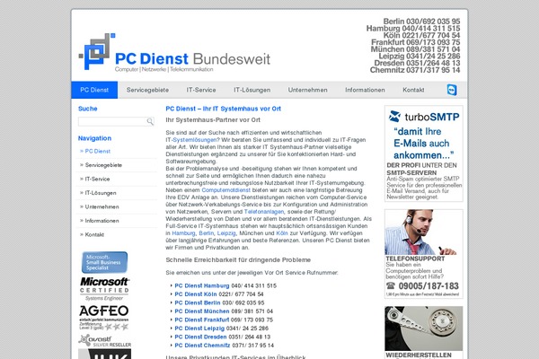 pcdienst_2012 theme websites examples