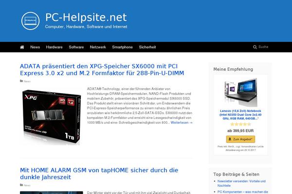 WordPress website example screenshot
