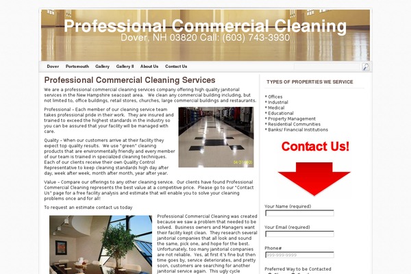 WordPress website example screenshot