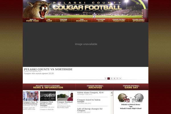 pccougars.com site used Sportstate