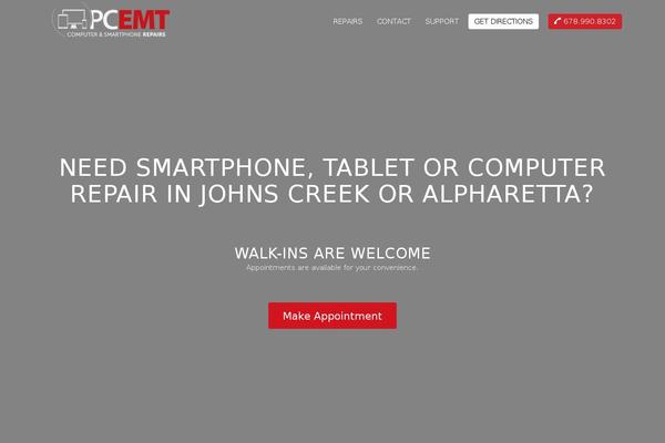 WordPress website example screenshot