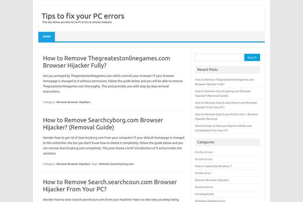 pcerrorfixtip.com site used Html_new