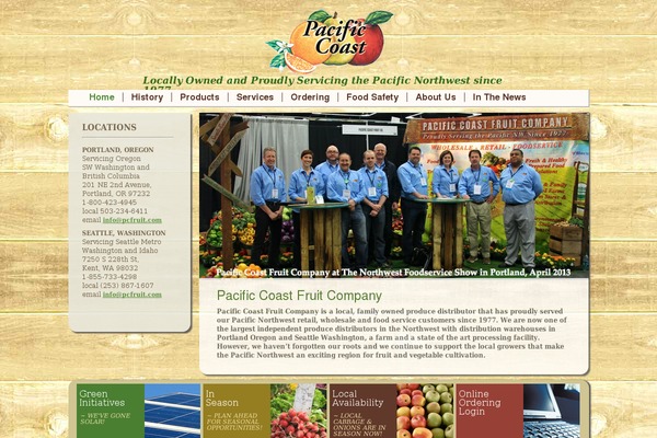 pcfruit.com site used Paccoast