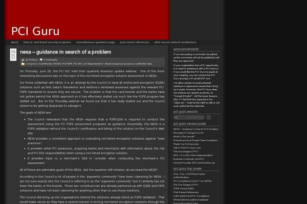 WordPress website example screenshot