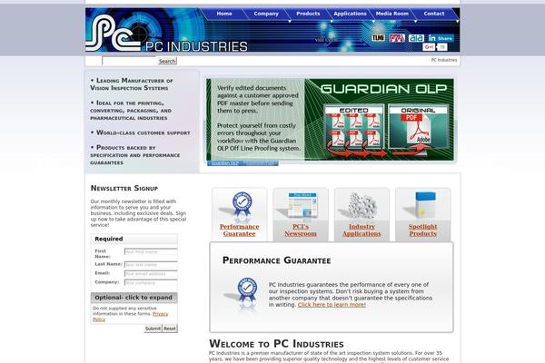 pcindustries.com site used Pci