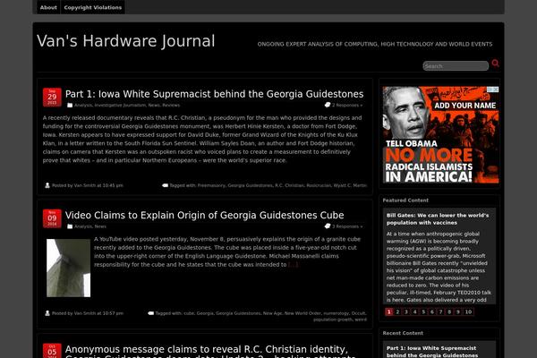 Suffusion theme site design template sample
