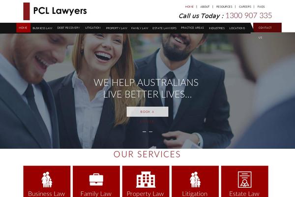 pcllawyers.com.au site used Pcl-lawyer