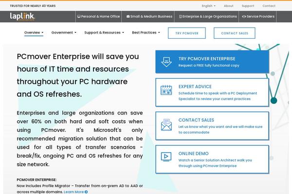 pcmoverfree.azurewebsites.net site used Laplink
