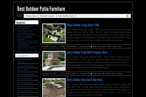 WordPress website example screenshot