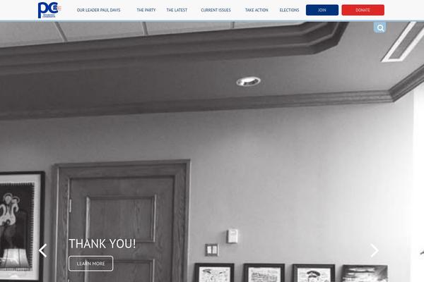 pcpartynl.ca site used Core-theme