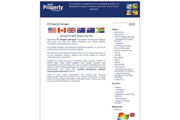 pcpropertymanager.com site used Property