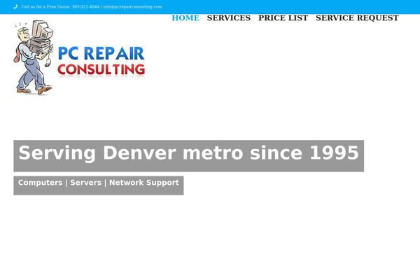 WordPress website example screenshot