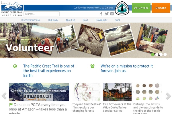 pcta.org site used Pcta