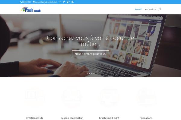 Avada theme site design template sample