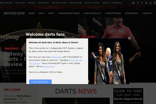 pdc-darts.co.uk site used A-Bomb