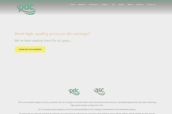 pdc.co.za site used Continal