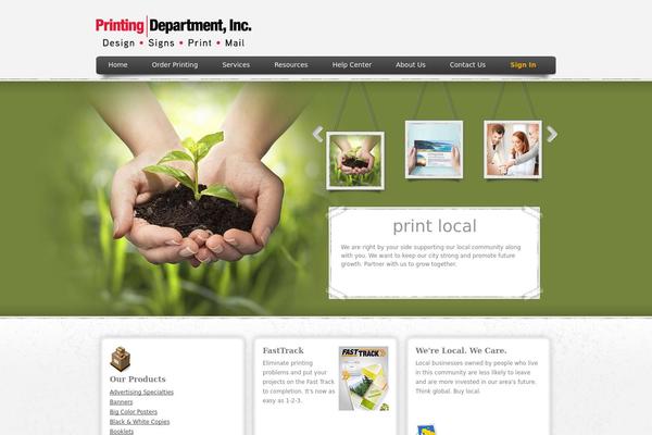 eStore theme site design template sample