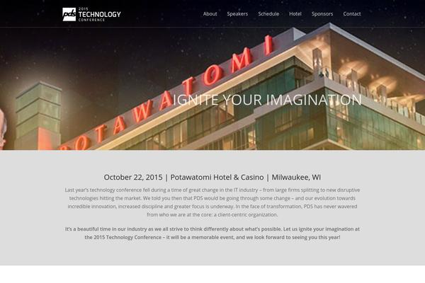 Total theme site design template sample