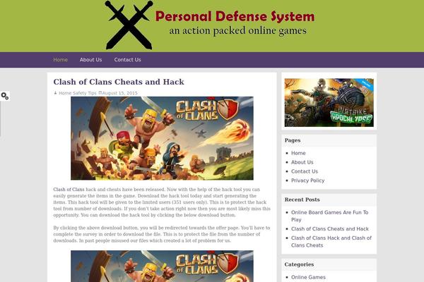 FlatBox theme site design template sample