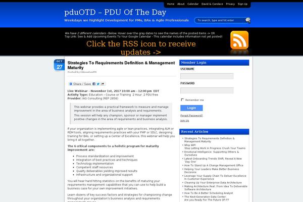 pduotd.com site used Adsensationblue