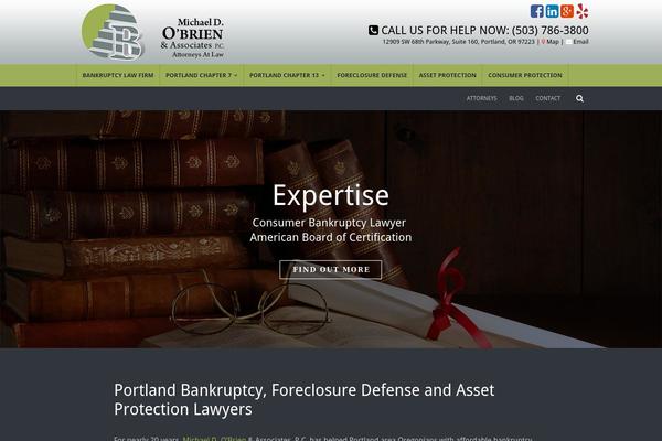 WordPress website example screenshot