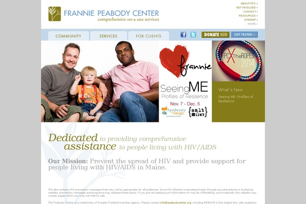 peabodycenter.org site used Fpc