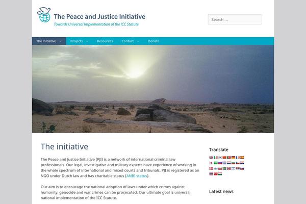 peaceandjusticeinitiative.org site used Style.css