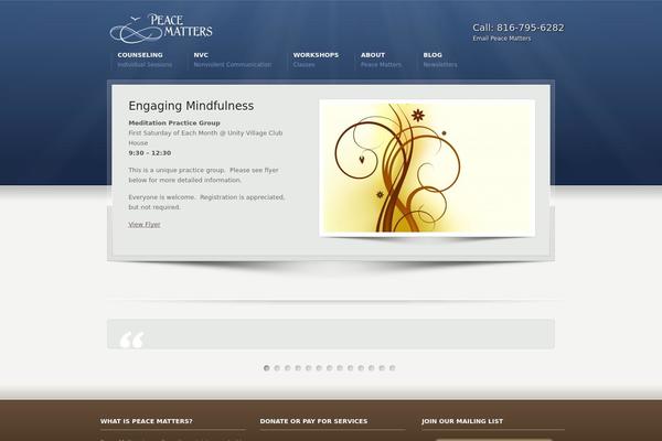 Karma theme site design template sample