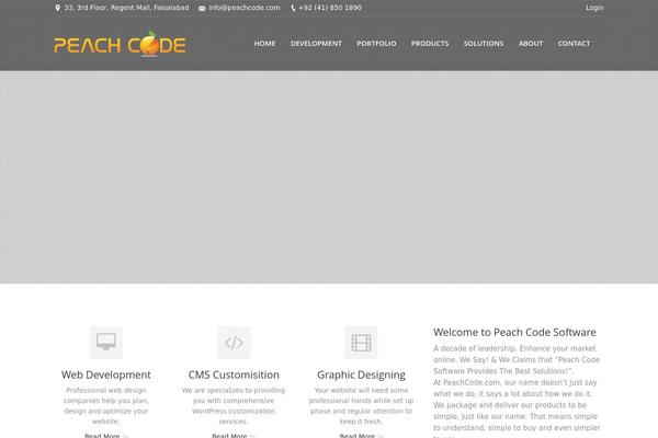 Pc theme site design template sample