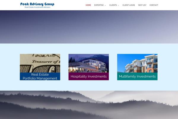 Divi theme site design template sample
