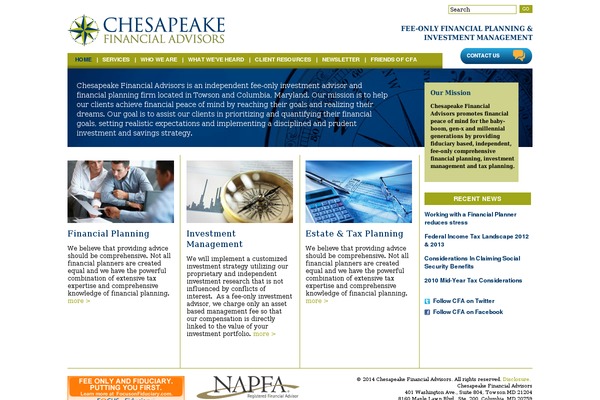 peakeadvisors.com site used Cfa-2015