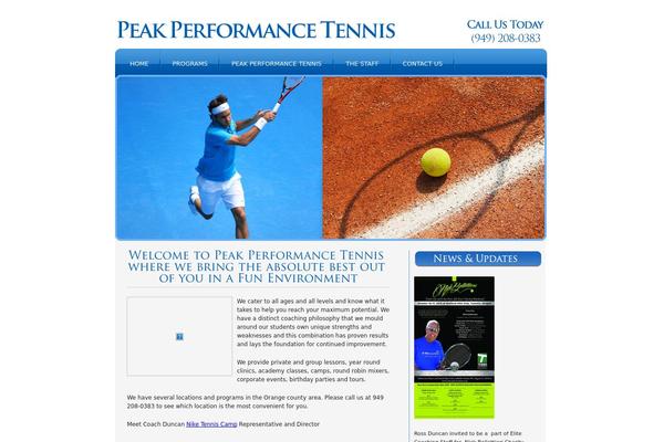 peakperformance theme websites examples