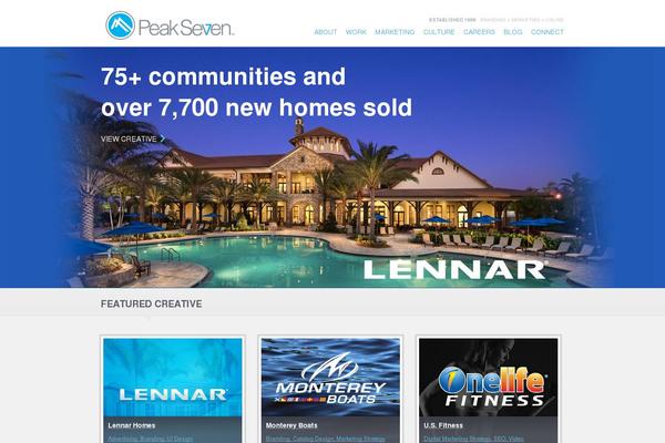 peakseven.com site used P7-theme