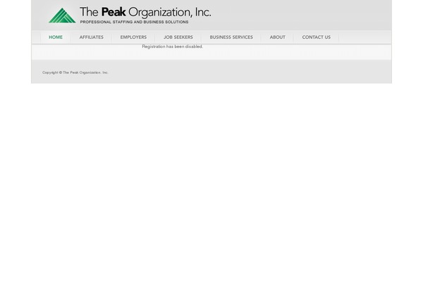 peaksystemsinc.com site used Peak_org