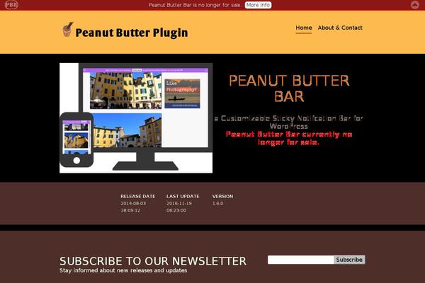 peanutbutterplugin.com site used Pbbtheme
