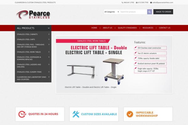 pearcestainless.com site used Bigcart