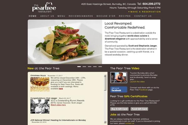 peartreerestaurant.net site used Peartree