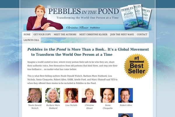 pebblesinthepondbook.com site used Pebbles