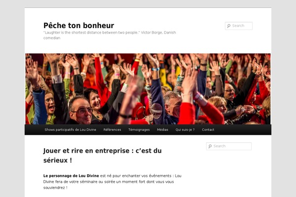 WordPress website example screenshot