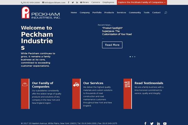 peckham.com site used Peckham-industries