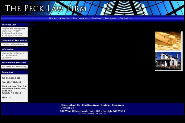 pecklawfirm.net site used Peck_law_firm